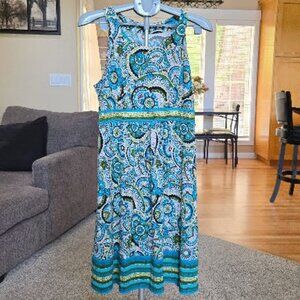 NWT Apt 9 paisley and floral print dress sz XL
